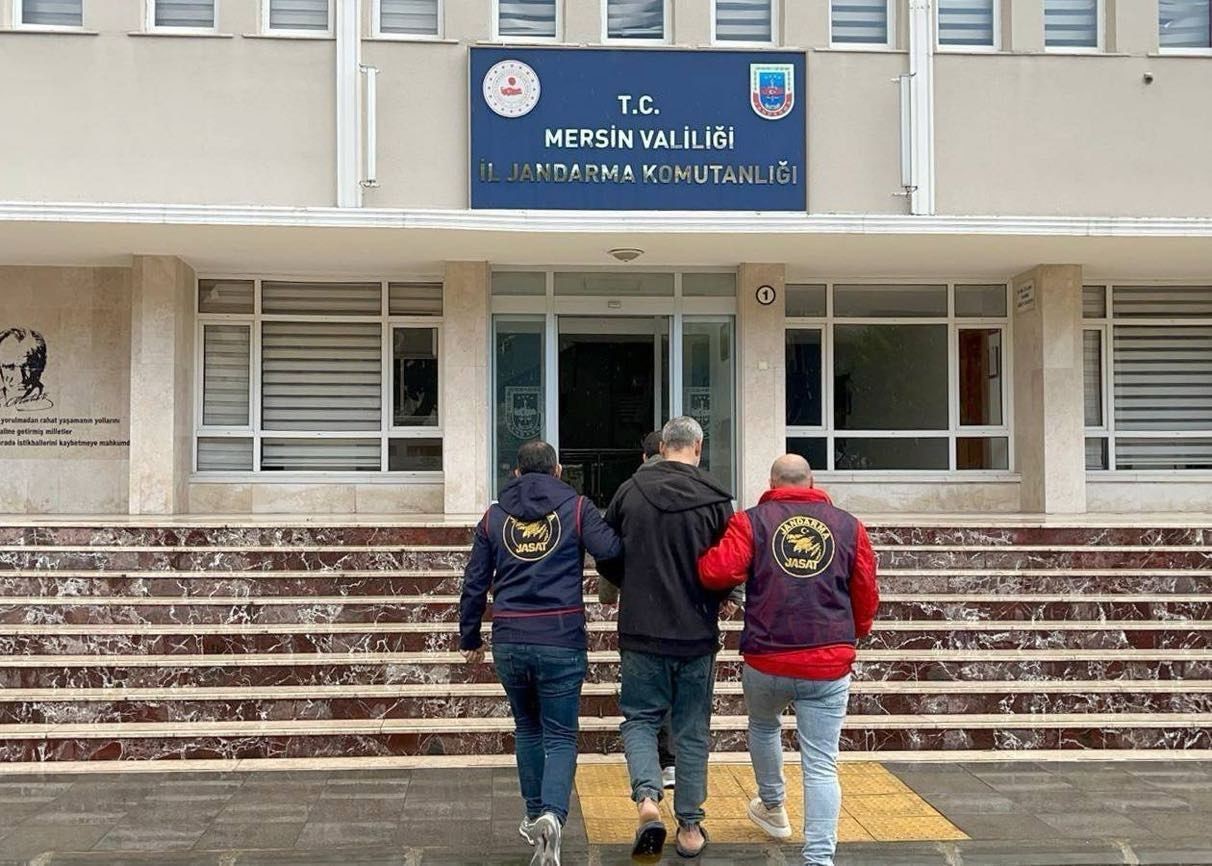 Mersin’de 19 yıl hapis cezası bulunan şahıs jandarmadan kaçamadı