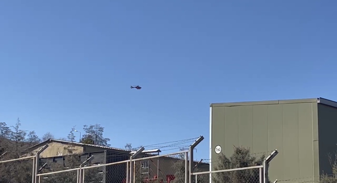 Çankırı’da ambulans helikopter aorta riptürü tespit edilen hasta için havalandı