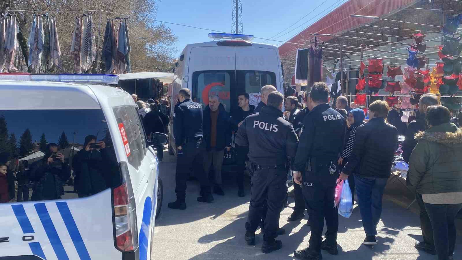 Bolu’da pazarda iki inşaat firması yetkilileri kavga etti: 3 yaralı