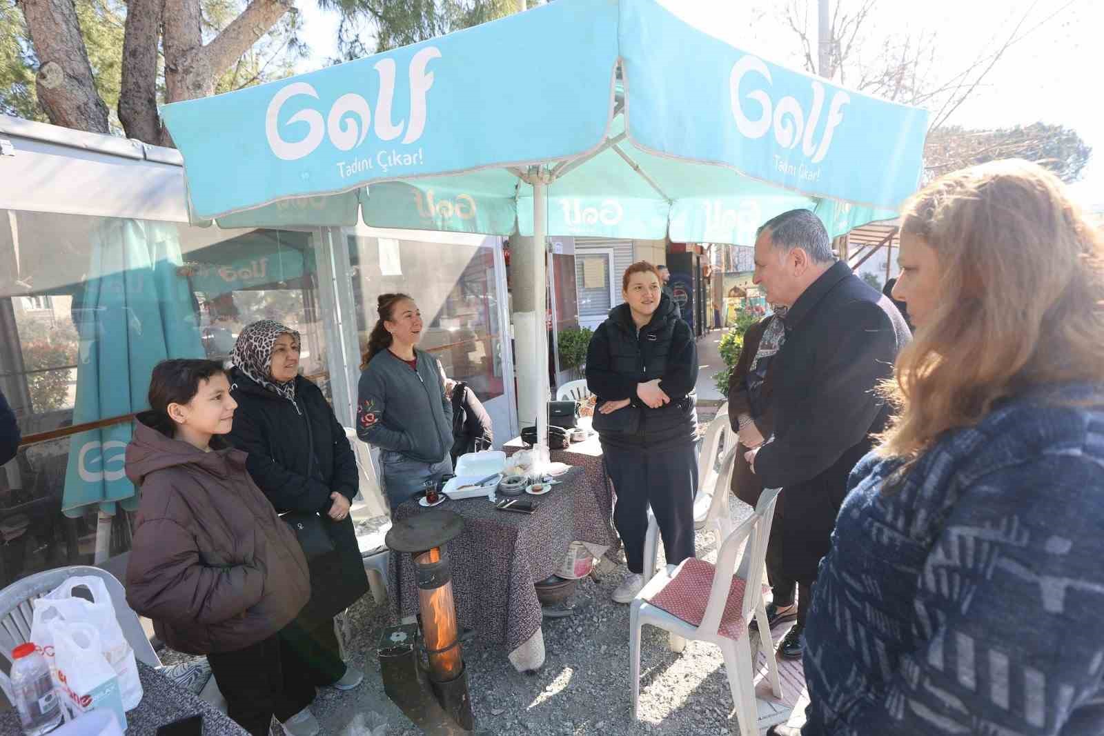 Başkan Balaban Mesir Mahallesi esnafıyla buluştu