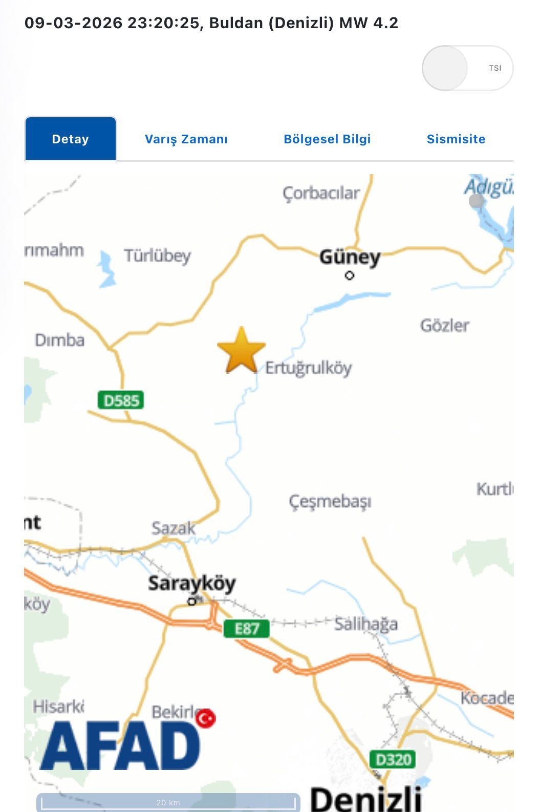 Denizli’de devam eden artçı depremler vatandaşları korkutuyor