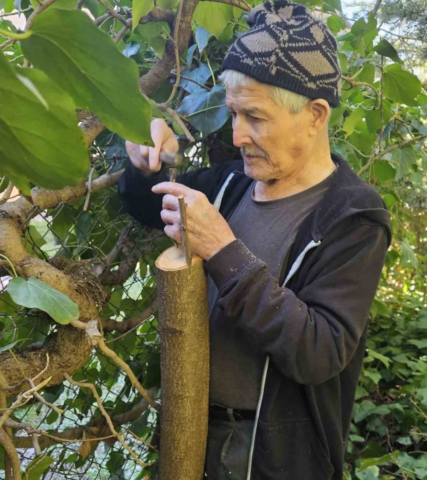 Bilecik huzurevinde kalan yaşlılar bahçeyi güzelleştiriyor