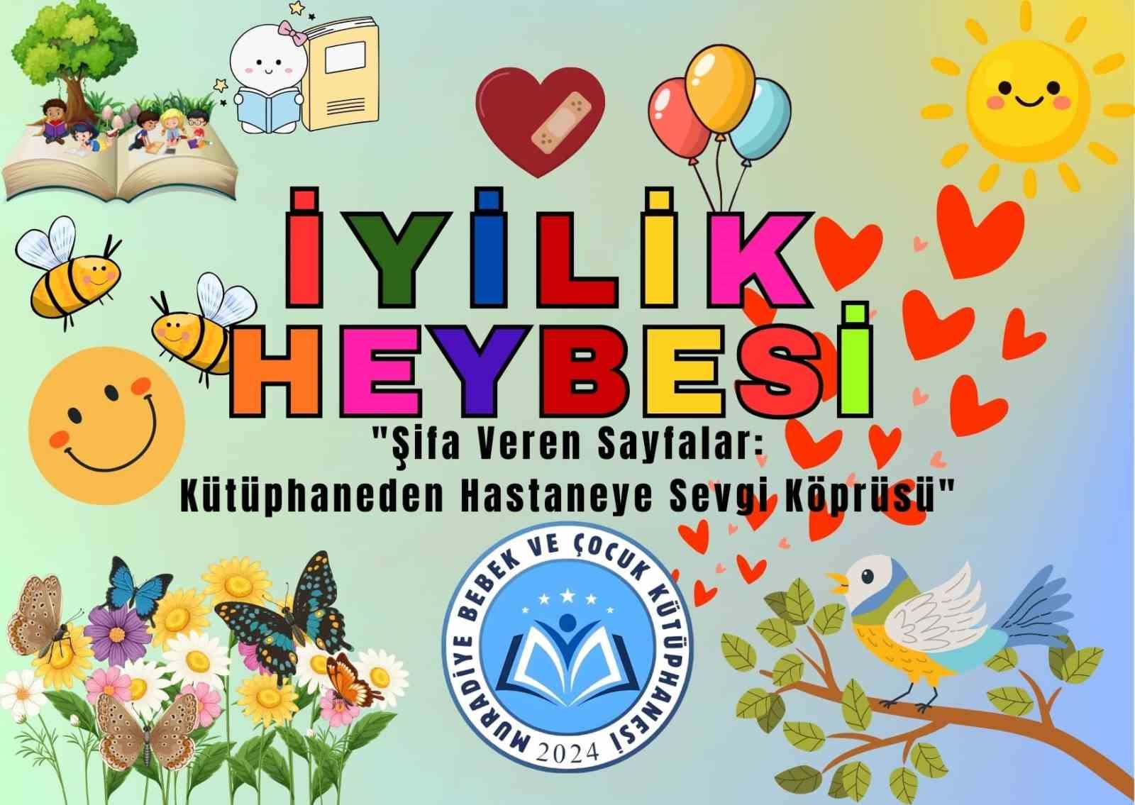 Şifa veren sayfalar: Kütüphaneden hastaneye sevgi köprüsü