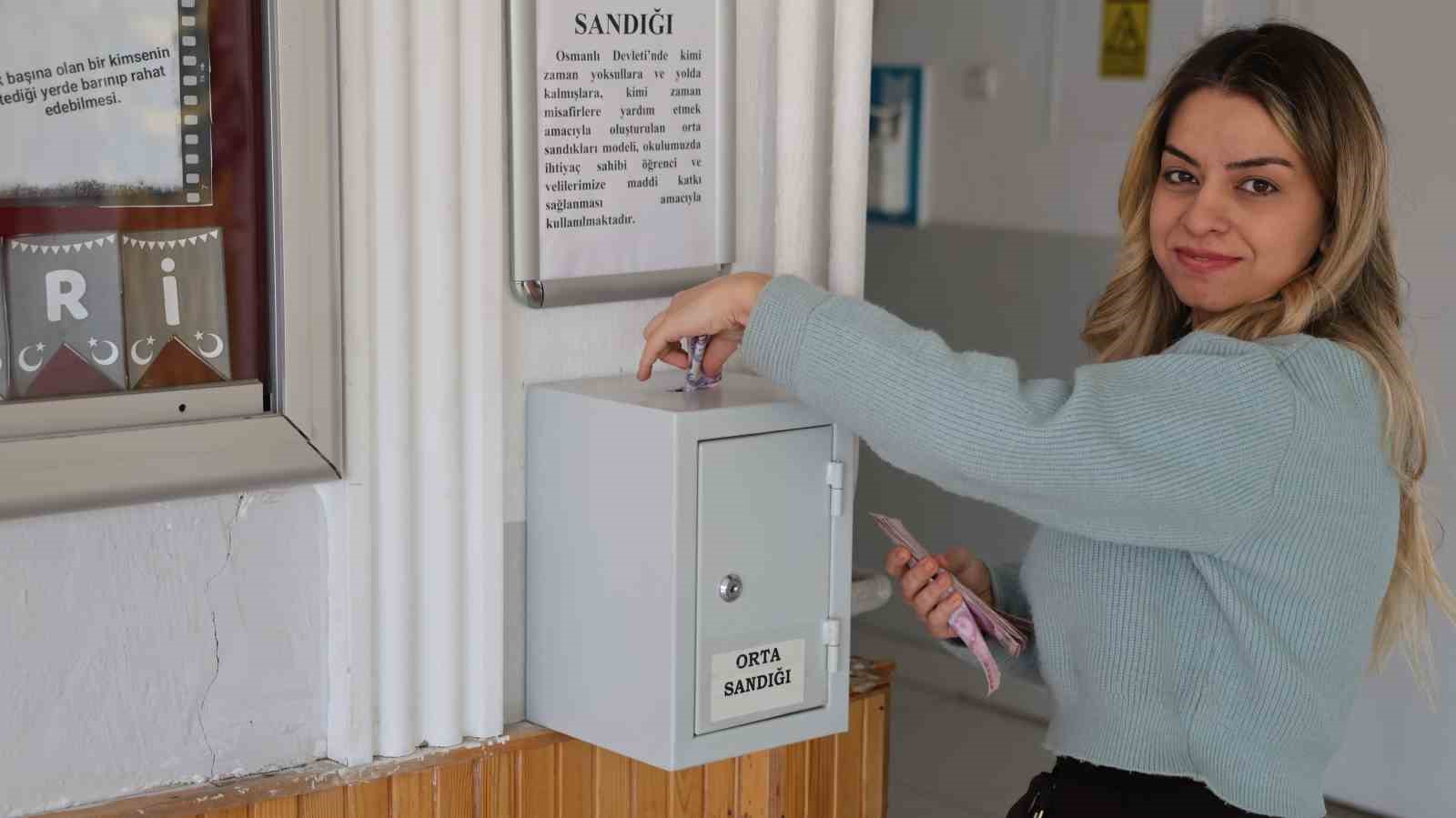 Kırşehir Endüstri ve Meslek Lisesi’nde Ahiliğin ’orta sandığı’ geleneği yaşatılıyor