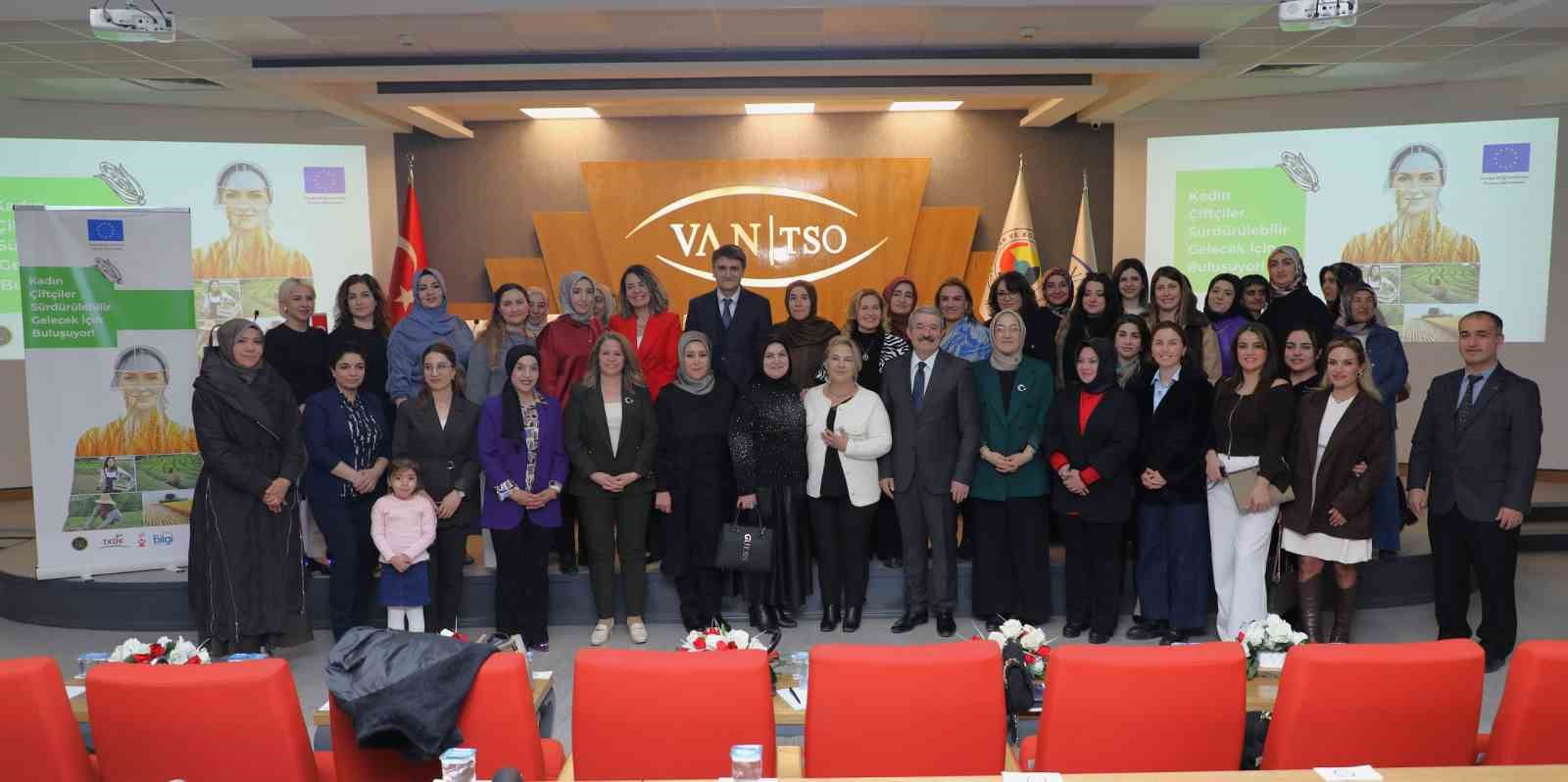 Van’da "Kadın Çiftçiler Sürdürülebilir Gelecek İçin Buluşuyor Programı" düzenlendi