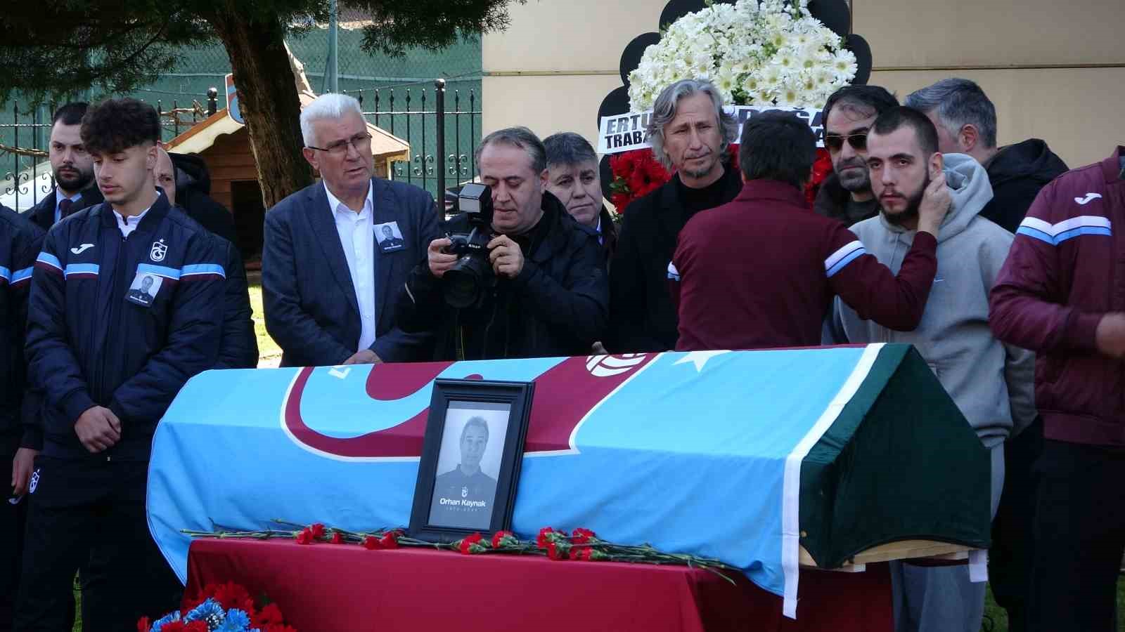 Trabzonspor’da, Orhan Kaynak için tören düzenlendi