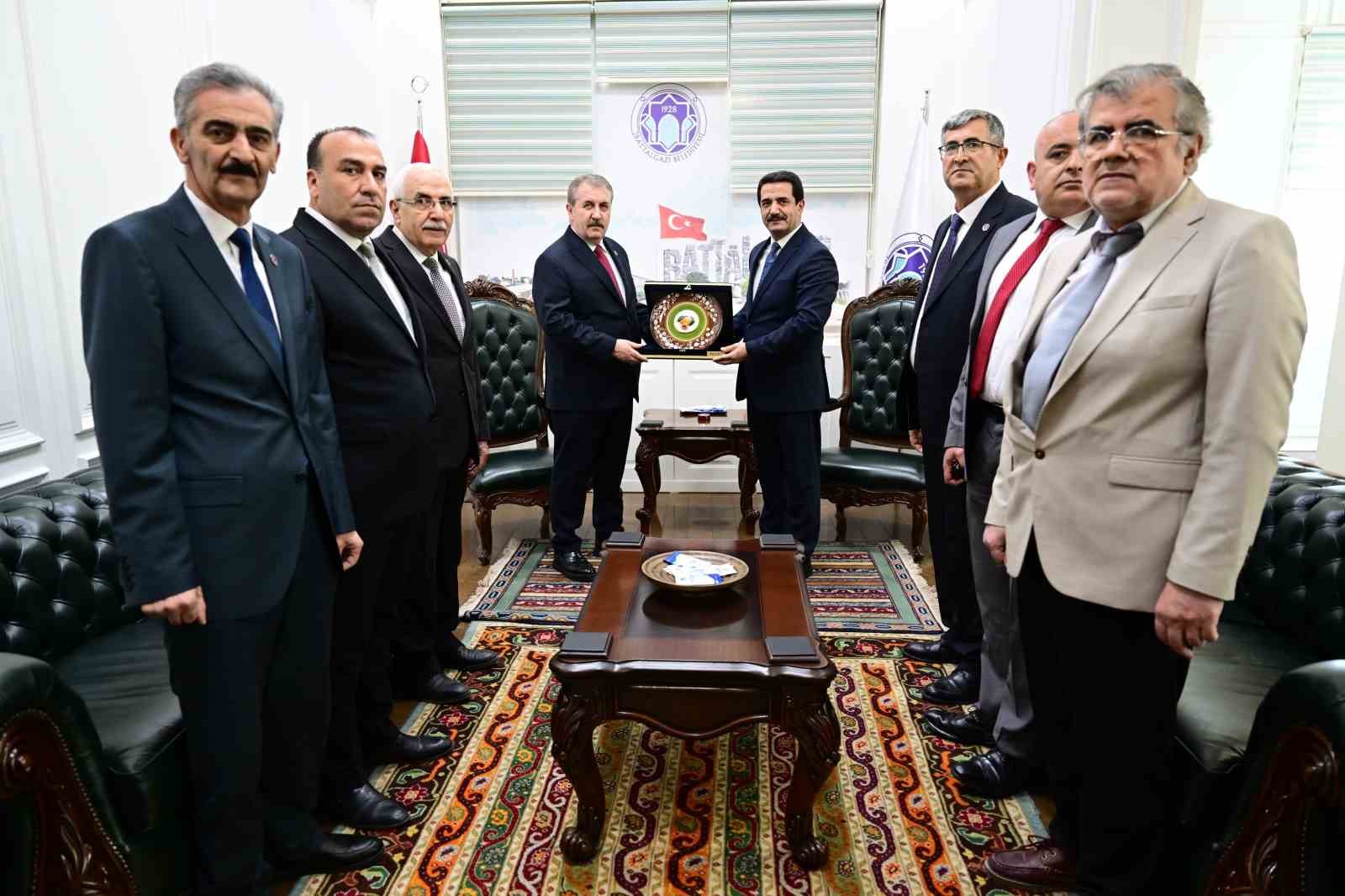 BBP Genel Başkanı Destici’den Başkan Taşkın’a ziyaret