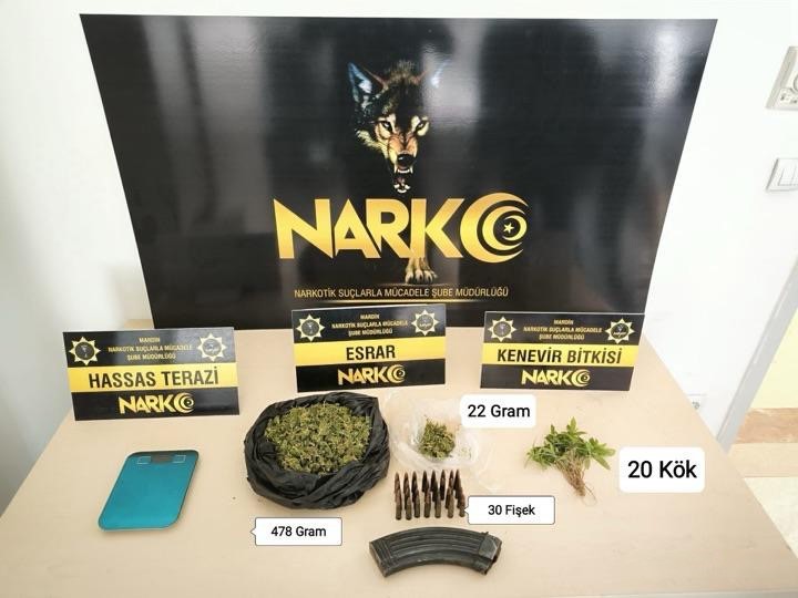 Mardin’de uyuşturucu operasyonu: 2 gözaltı