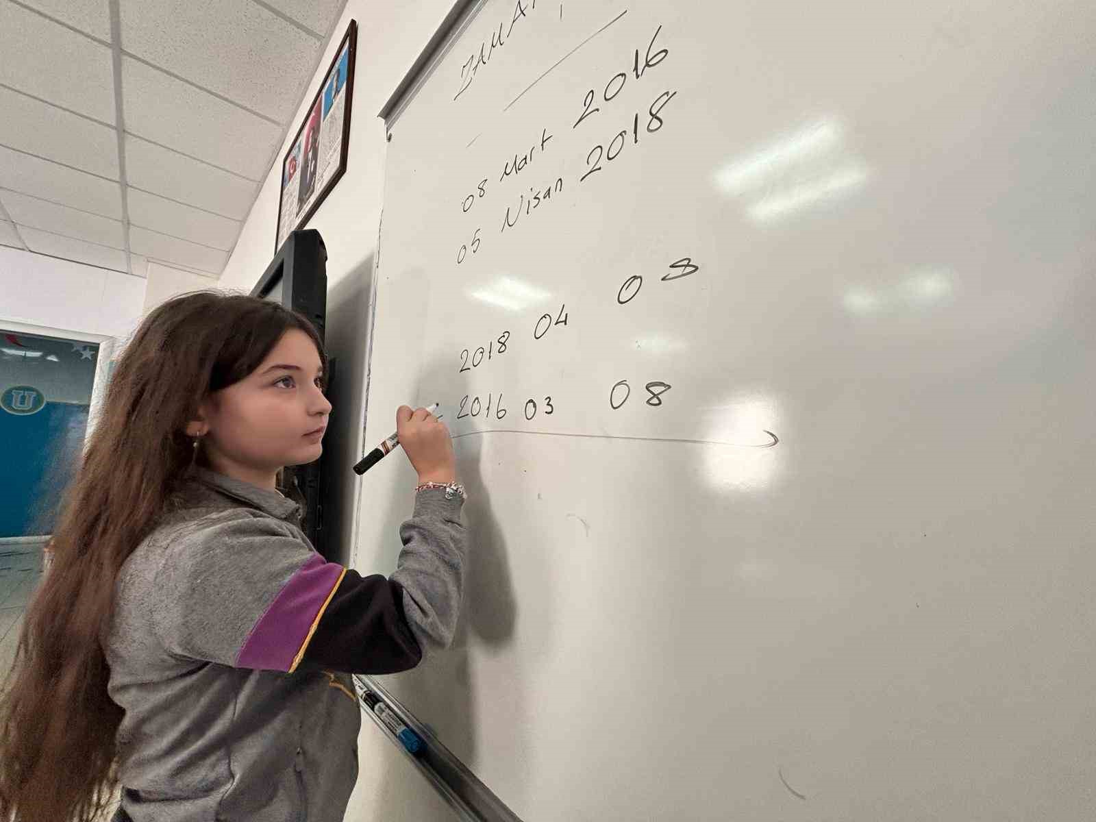 Matematikte dünya birincisi olan Trabzonlu Lina’nın hayali Nobel ödülü