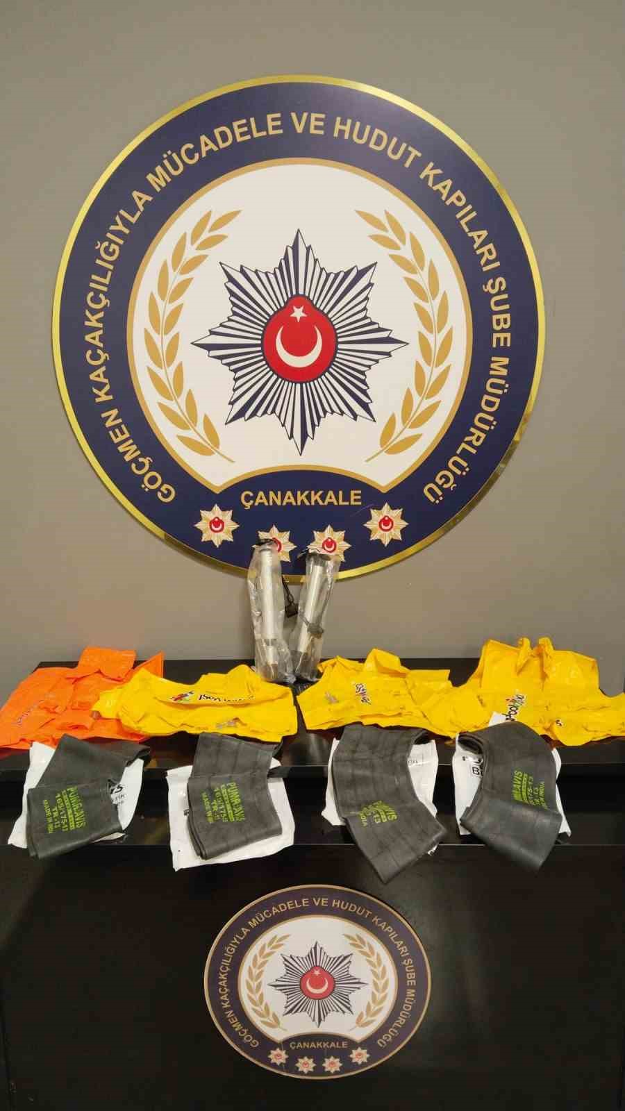 Çanakkale’de 23 düzensiz göçmen yakalandı, 3 organizatör tutuklandı