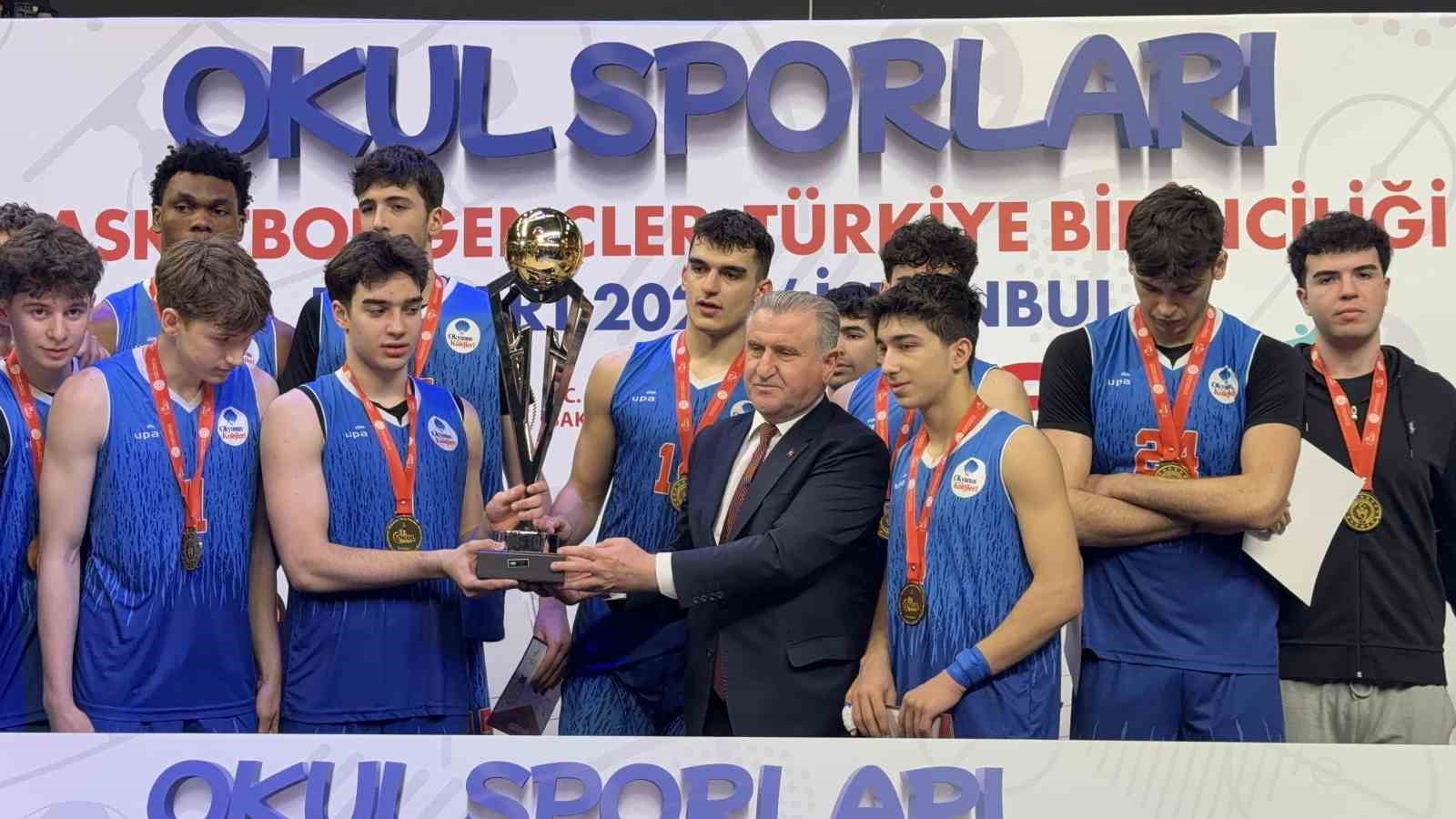 Okul Sporları Basketbol Gençler Türkiye Birinciliği finali İstanbul’da oynandı