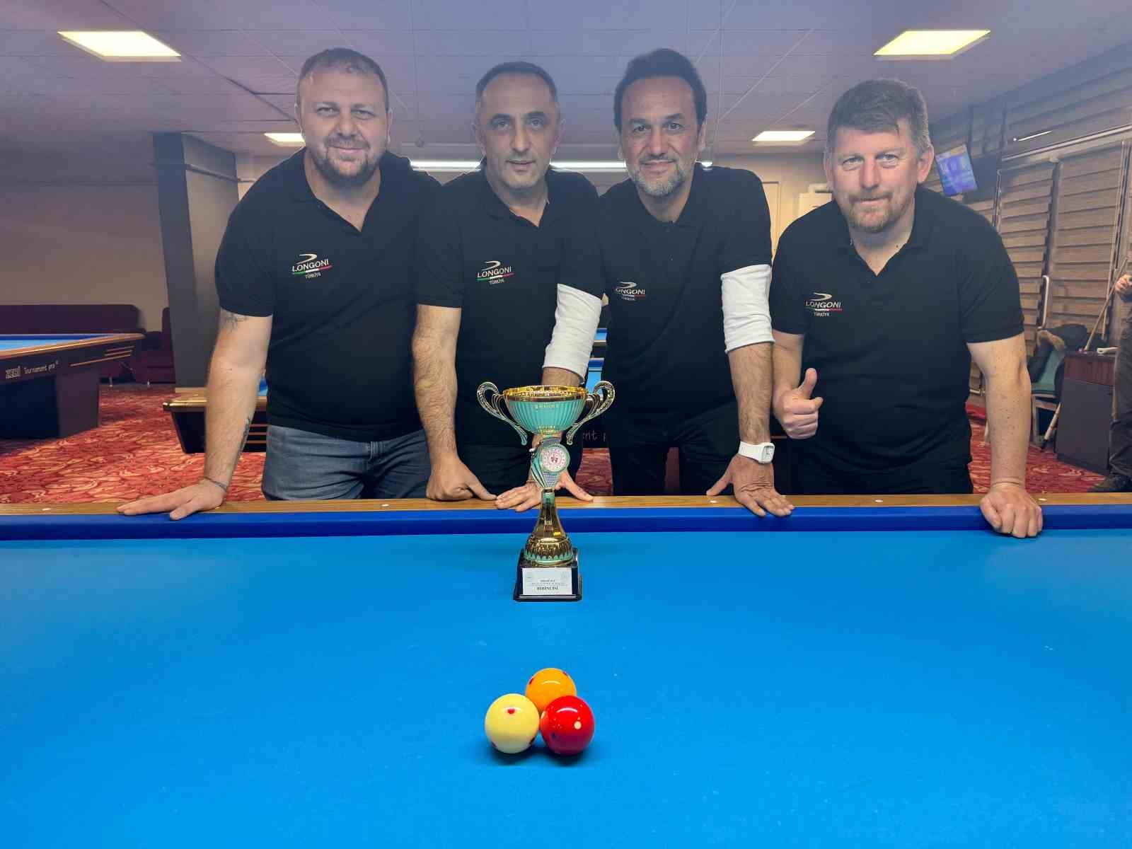 Bölgesel 3 bant bilardo kulüpler ligi Düzce’de tamamlandı