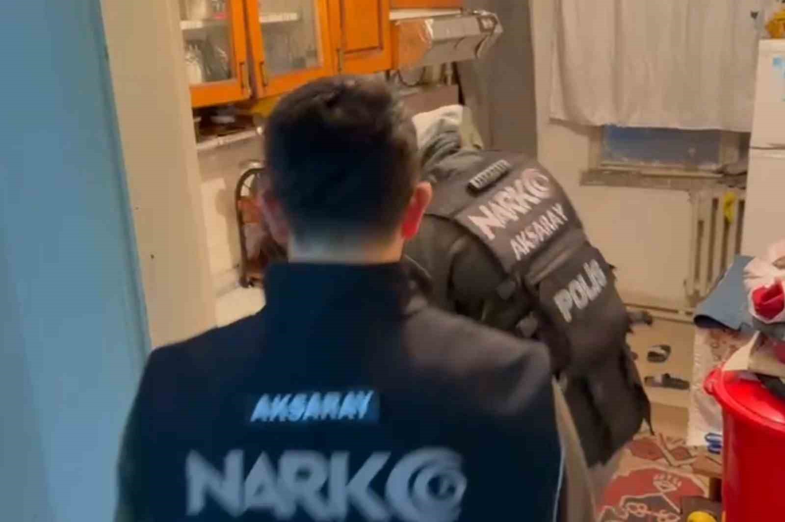 Aksaray’da narkotik ekiplerinden 6 operasyon, 13 tutuklama