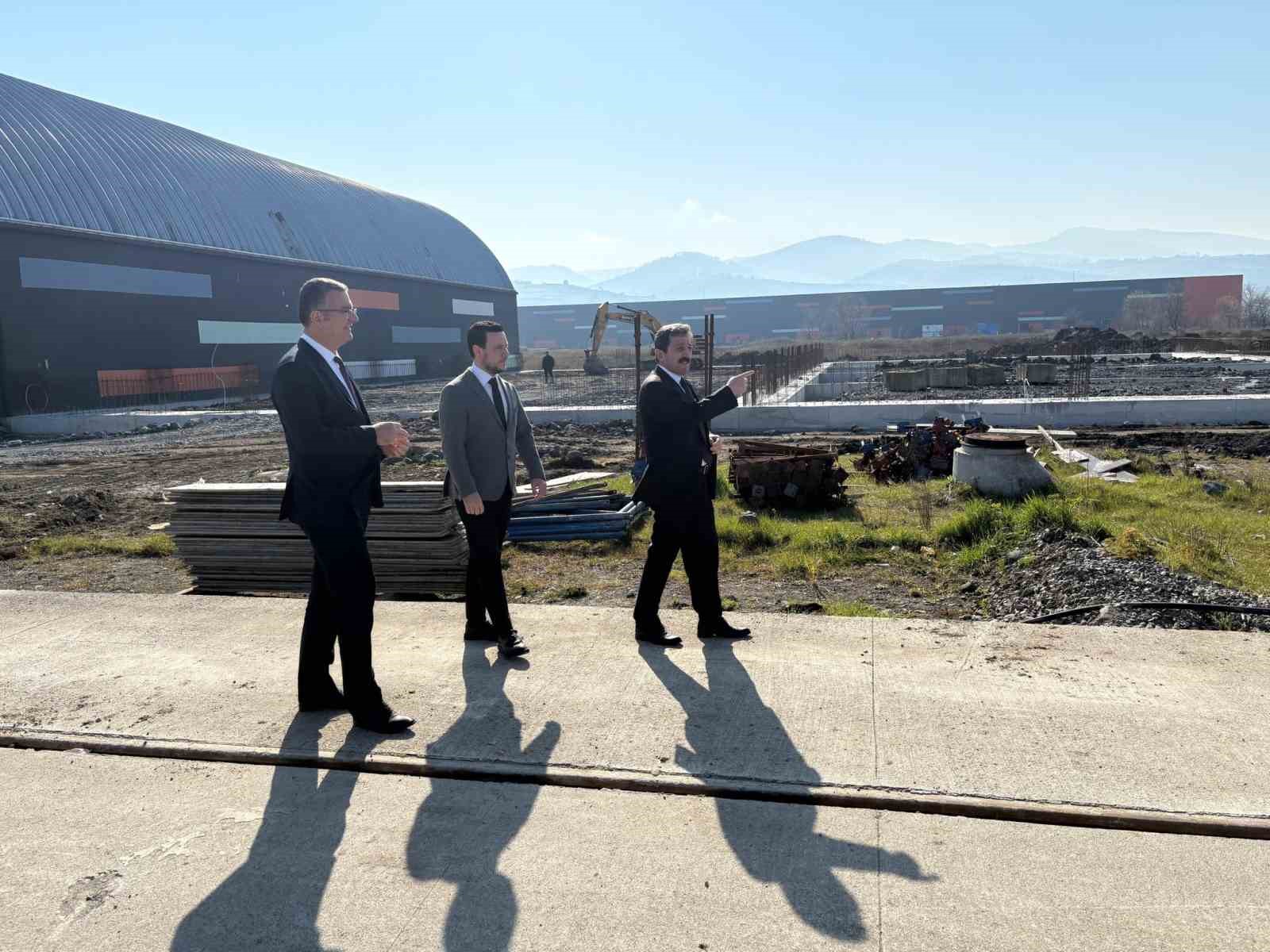 Samsun’da sanayi ve lojistik yatırımlarına yakın takip