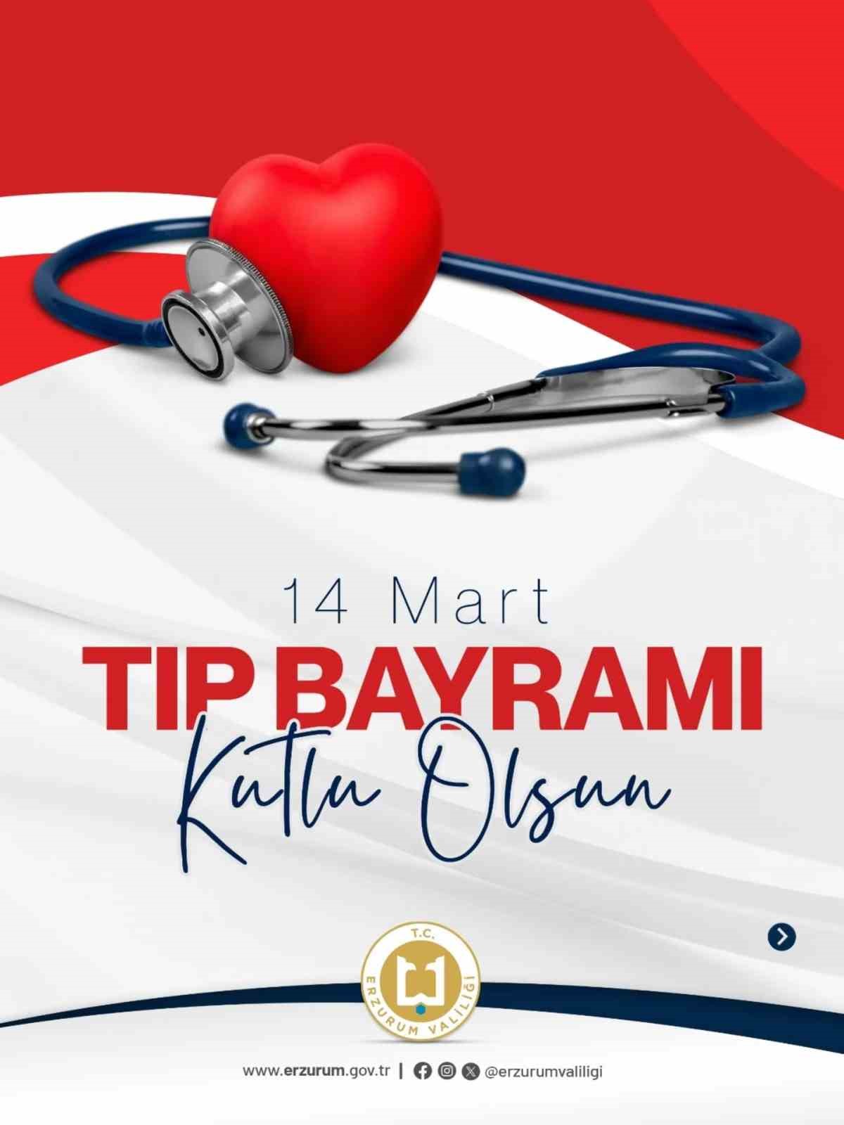 Vali Baruş’tan 14 Mart Tıp Bayramı mesajı