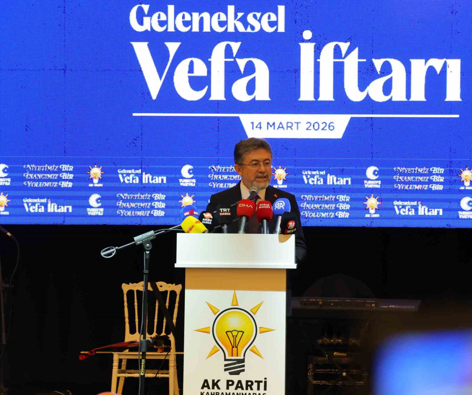 Bakan Yumaklı: "Biz bölgemizde huzurun hakim olmasını isteyen bir ülkeyiz"