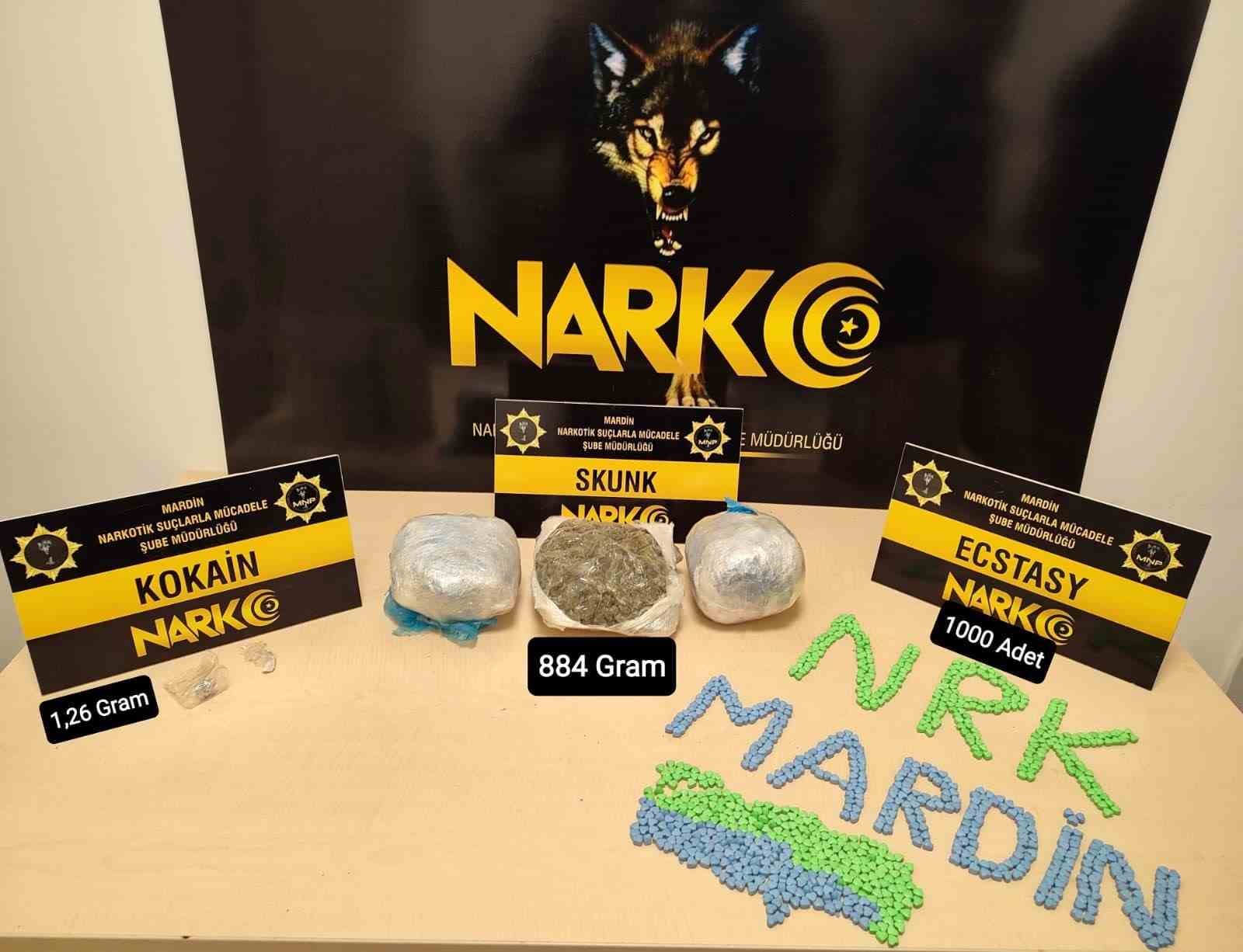 Mardin’de uyuşturucu operasyonu: 4 şüpheli yakalandı