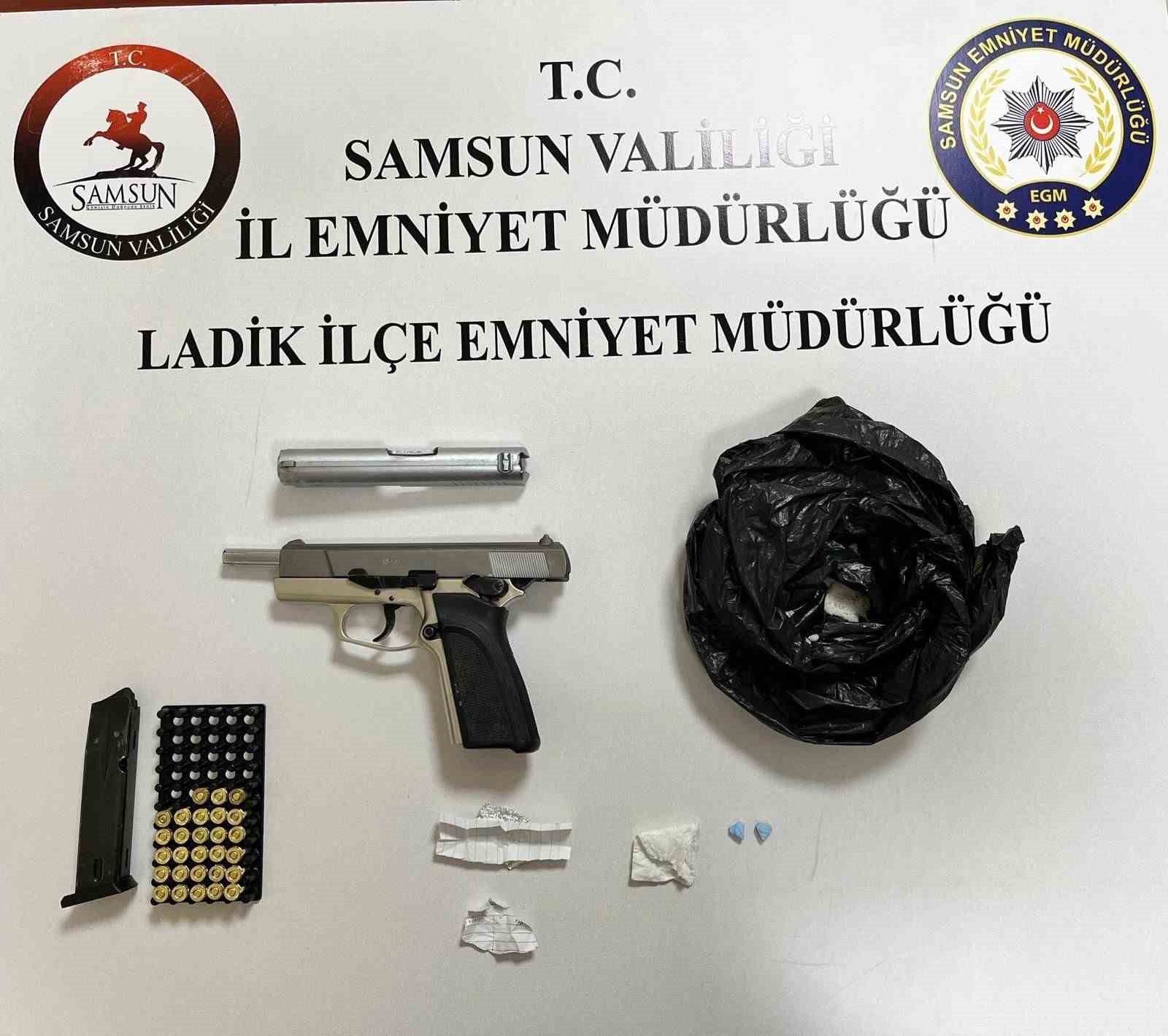 Ladik’te uyuşturucu operasyonu