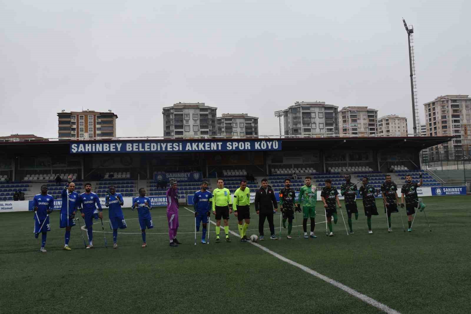 Şahinbey Ampute’den farklı galibiyet