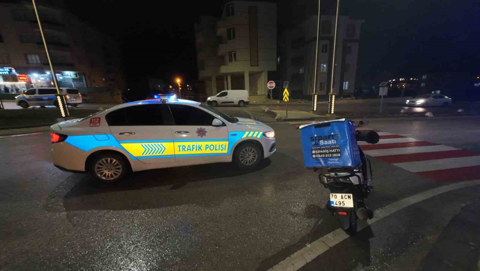 Karaman’da motosiklet kazası: 1 yaralı