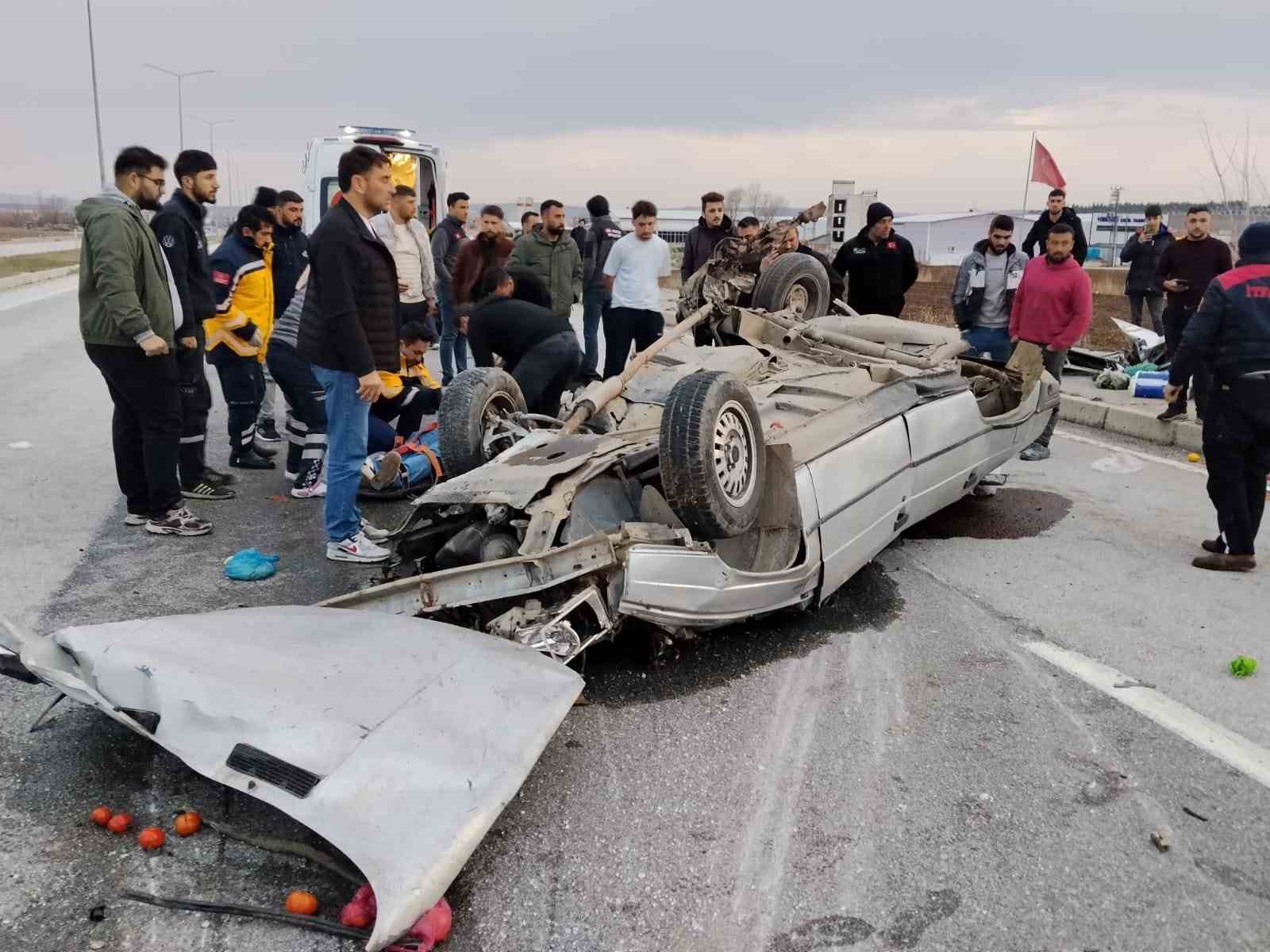 Çorum’da takla atan otomobilin sürücüsü hayatını kaybetti