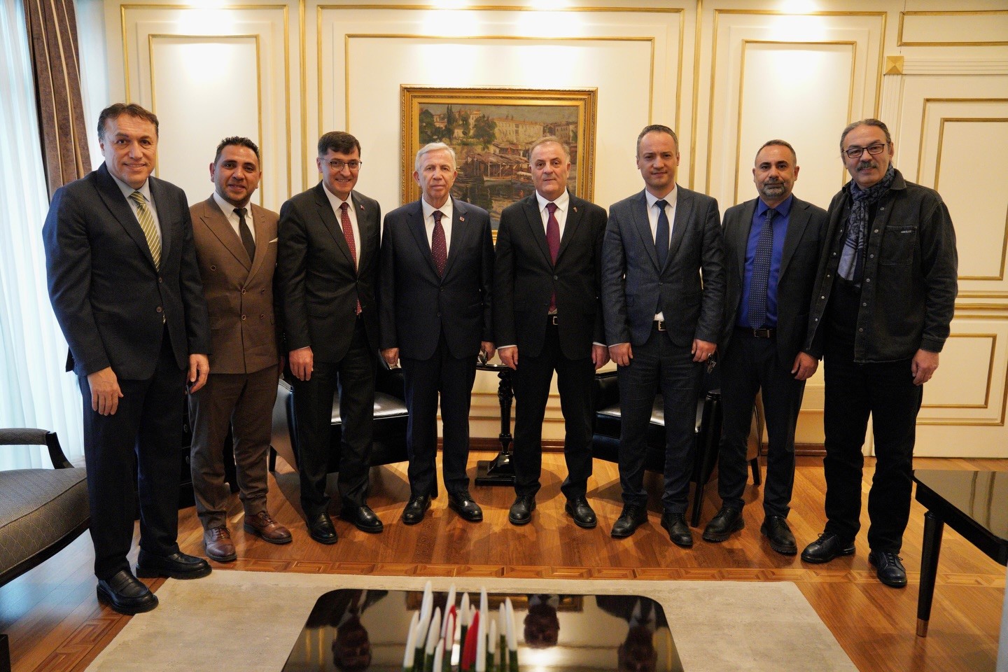 Başkan Kahveci’den şehirler arası iş birliği için önemli görüşme