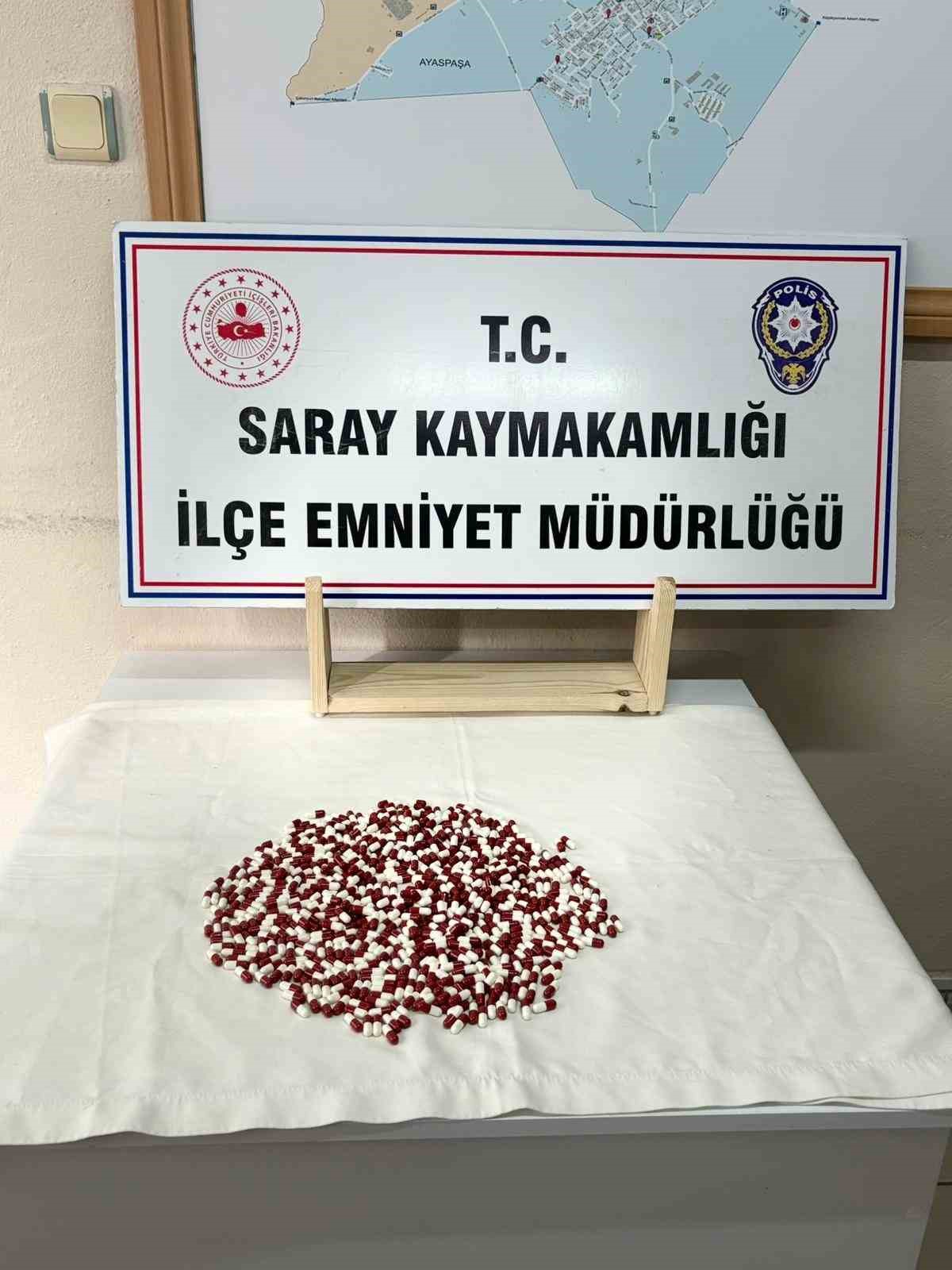 Tekirdağ’da 657 adet uyuşturucu hap ele geçirildi