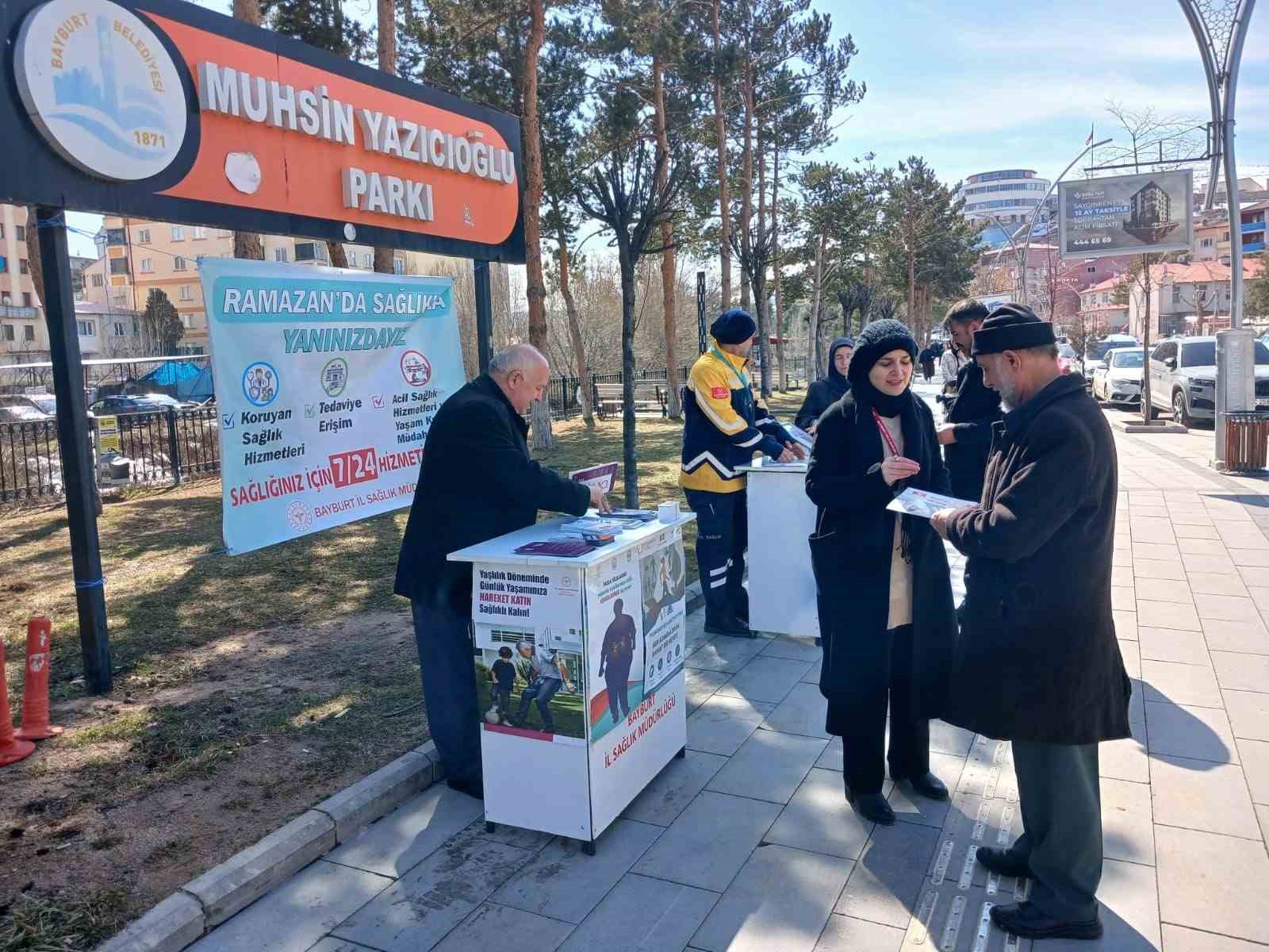 Bayburt’ta vatandaşlar koruyucu sağlık hizmetleri konusunda bilgilendirildi