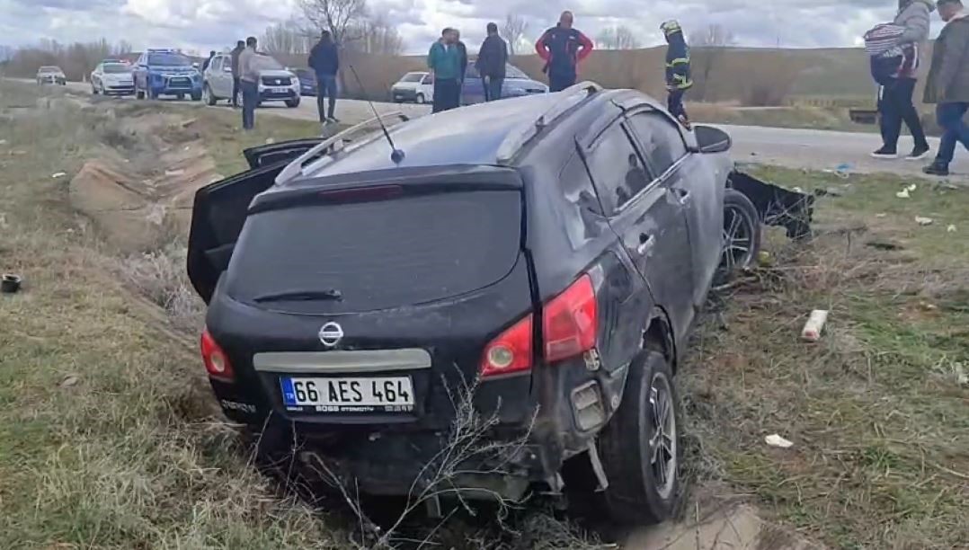 Yozgat’ta trafik kazası: 3 yaralı