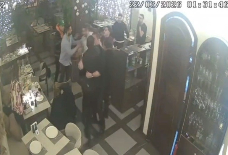 CHP’li belediye başkanının karıştığı kavga kamerada