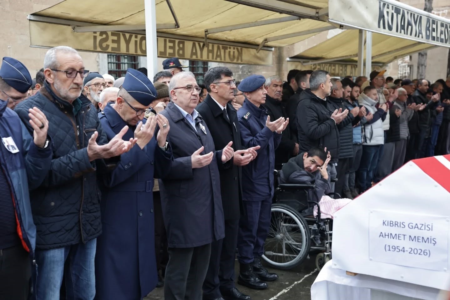 Kıbrıs Gazisi Ahmet Memiş son yolculuğuna uğurlandı