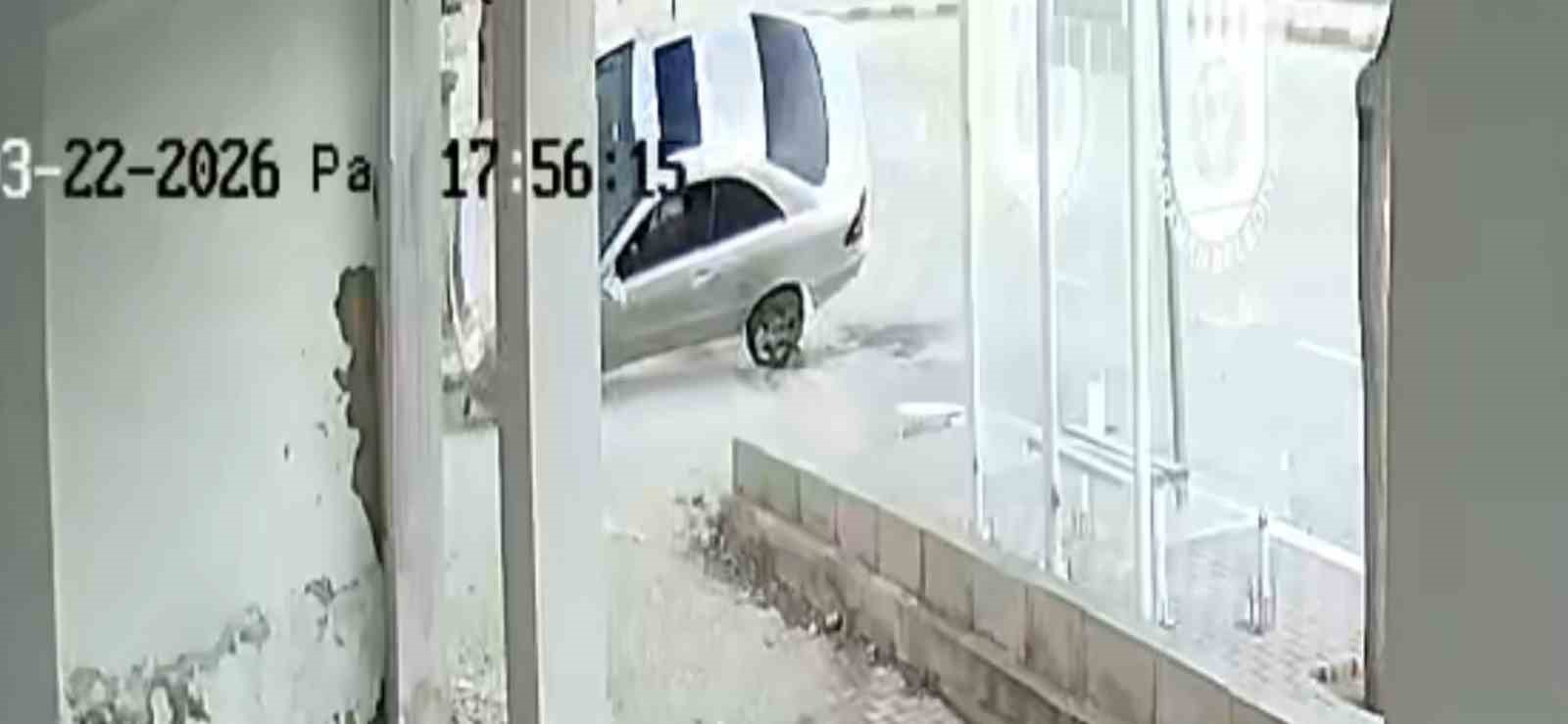 Karaman’da otomobilin takla attığı anlar kameraya yansıdı