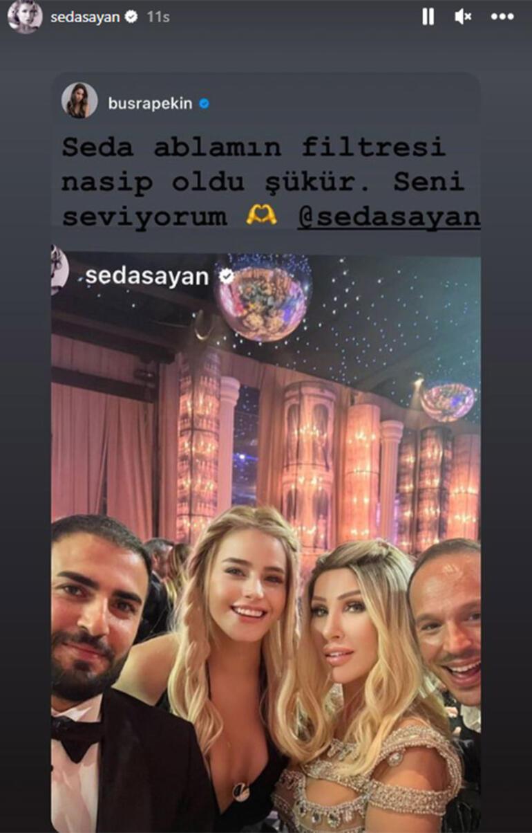 Büşra Pekin, Seda Sayan'ın filtresinden nasibini aldı!