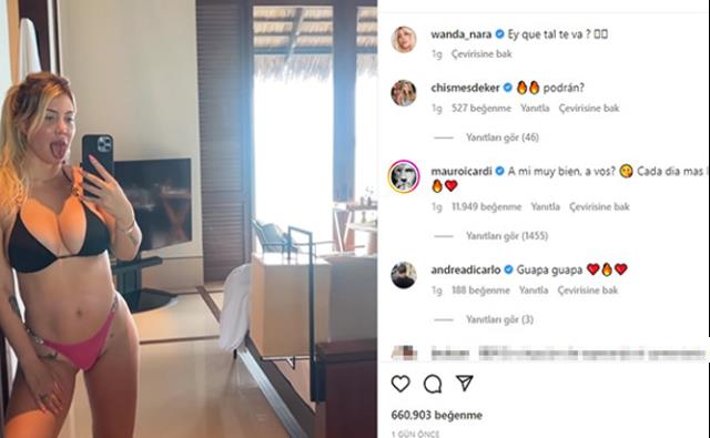 Wanda Nara'nın cesur paylaşımına boşandığı Icardi'den bomba yorum