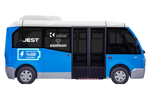 Aselsan ve Karsan'dan yerli ve milli elektrikli minibüs