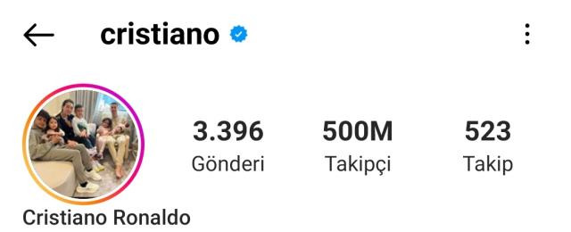 Instagram bile şaşkın! Cristiano Ronaldo'nun ulaştığı takipçi sayısını görenler gözlerine inanamadı