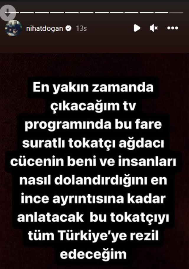 5 milyon TL harcadığı güzellik merkezini devreden Nihat Doğan, öfke kustu: Fare suratlı cüce, seni rezil edeceğim