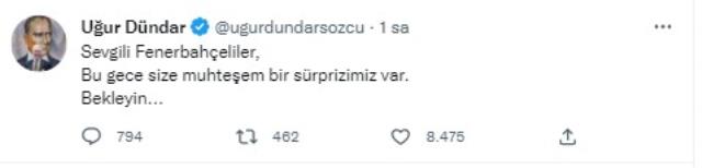 Uğur Dündar ateşi yaktı! Fenerbahçe Stadı'nın adı değişiyor