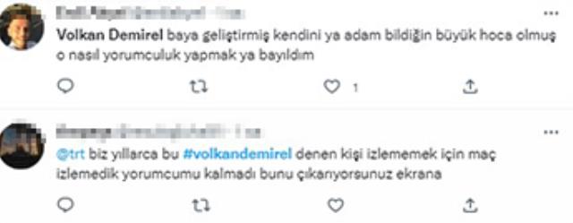 Tarihi maç sonrası Volkan Demirel'in canlı yayında yaptığı yorum sosyal medyayı salladı