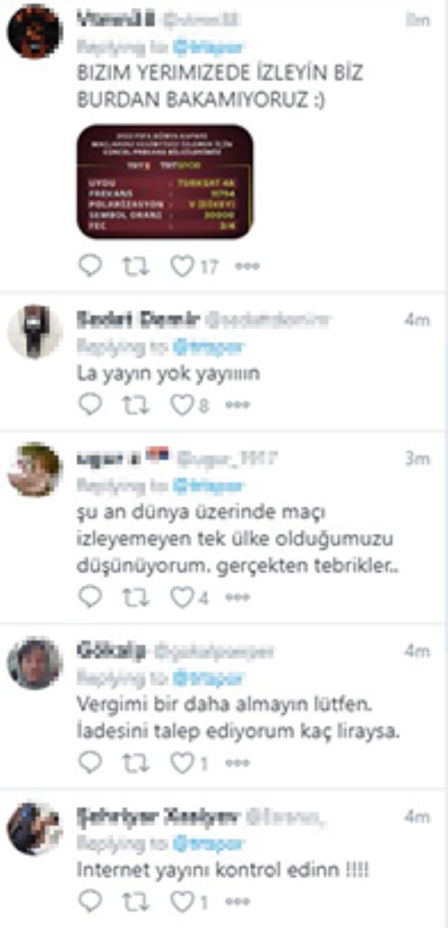 Maç izlemek isteyenler gördükleri ekran karşısında isyan etti! TRT'ye mesaj yağdı