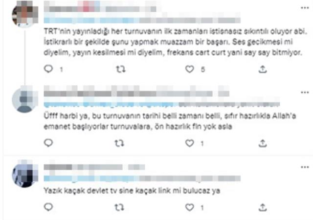 Maç izlemek isteyenler gördükleri ekran karşısında isyan etti! TRT'ye mesaj yağdı