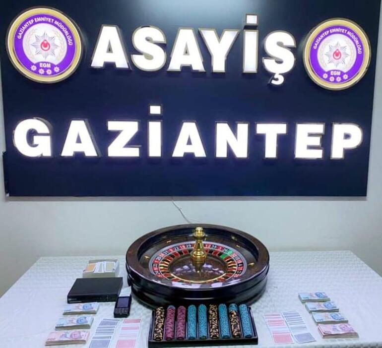 Gaziantep'te villaya 'kumar' baskını: 9 gözaltı