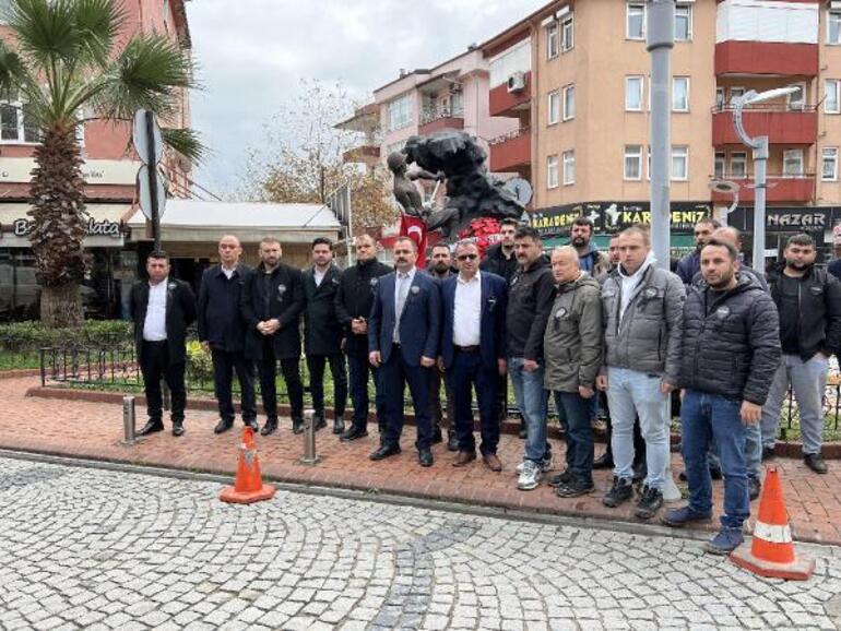 Amasra'da Madenciler Günü'nde Madenci Anıtı'na çelenk bırakıldı