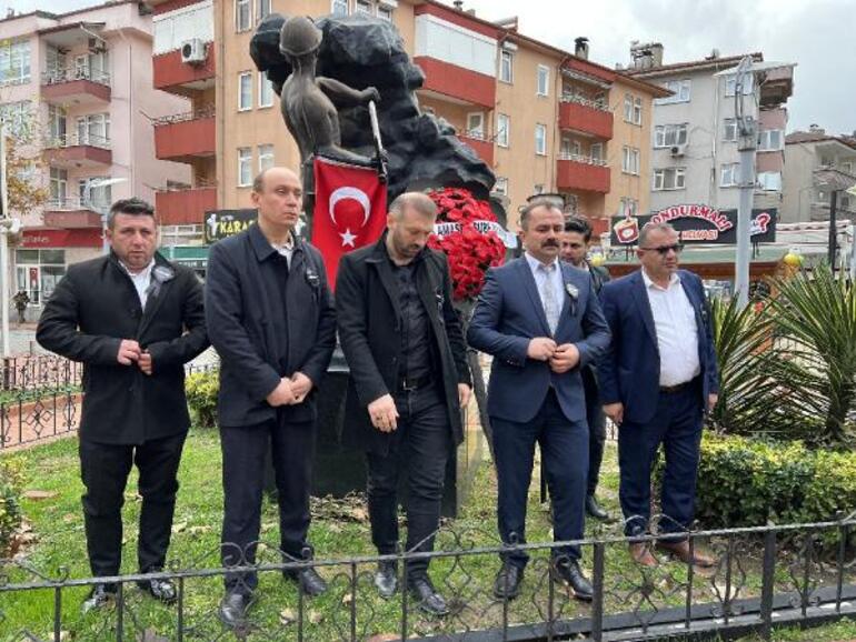 Amasra'da Madenciler Günü'nde Madenci Anıtı'na çelenk bırakıldı