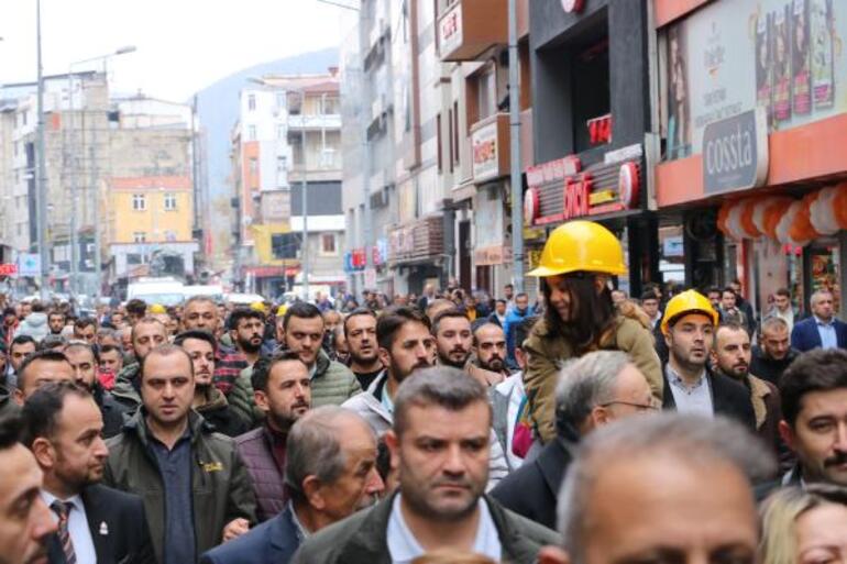 Amasra'da Madenciler Günü'nde Madenci Anıtı'na çelenk bırakıldı