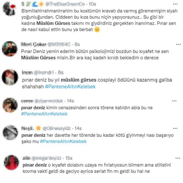 Sözleri kadar kıyafeti de olay yarattı! Pınar Deniz, tarzıyla Müslüm Gürses'e benzetildi