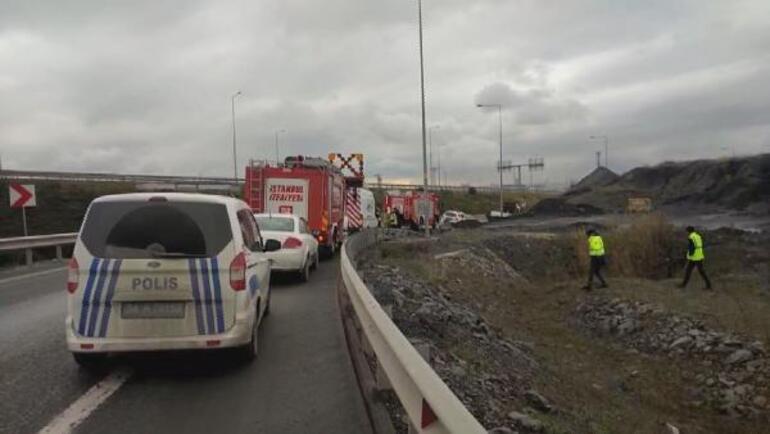 Kuzey Marmara Otoyolu'nda kimyasal madde paniği