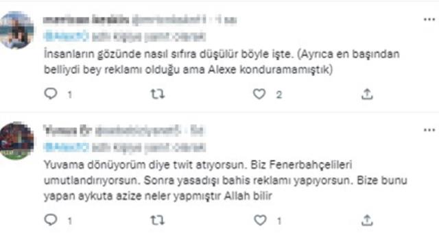 Hiç yakışmadı Alex! Yuvasına dönüş sebebi yalnızca Fenerbahçelileri değil herkesi üzdü