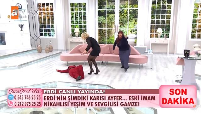 Esra Erol'da üçlü yasak aşk olayı! Eşinin yaşattıklarını isyan eden genç kadın baygınlık geçirdi