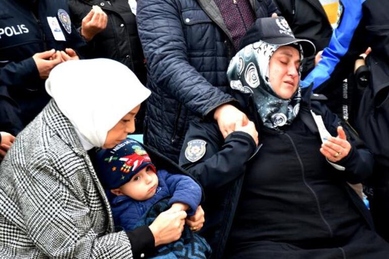 Trafik kazasında şehit olan komiser yardımcısı, memleketine uğurlandı